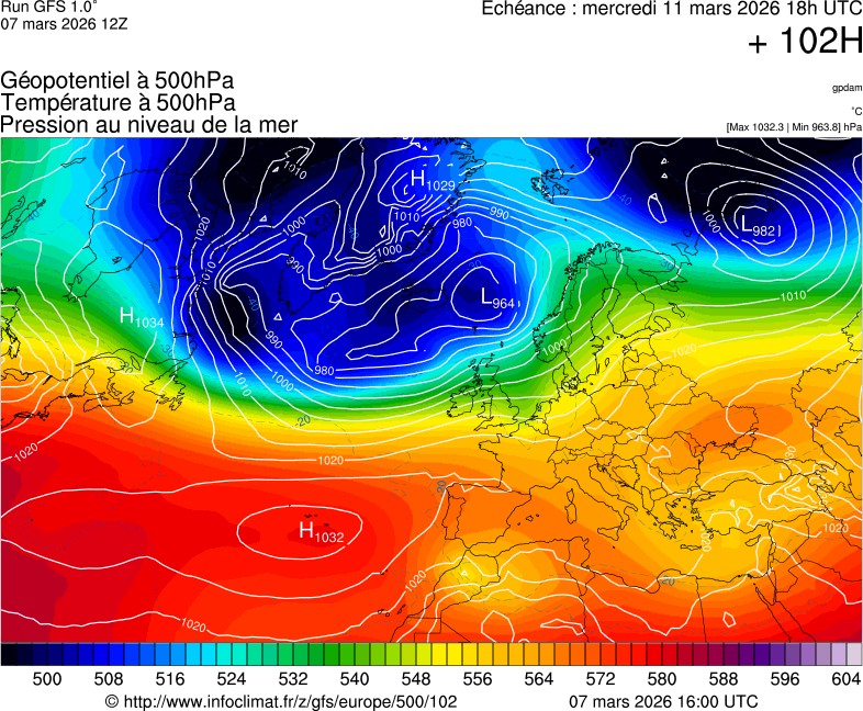 Mod&egrave;les m&eacute;t&eacute;orologiques