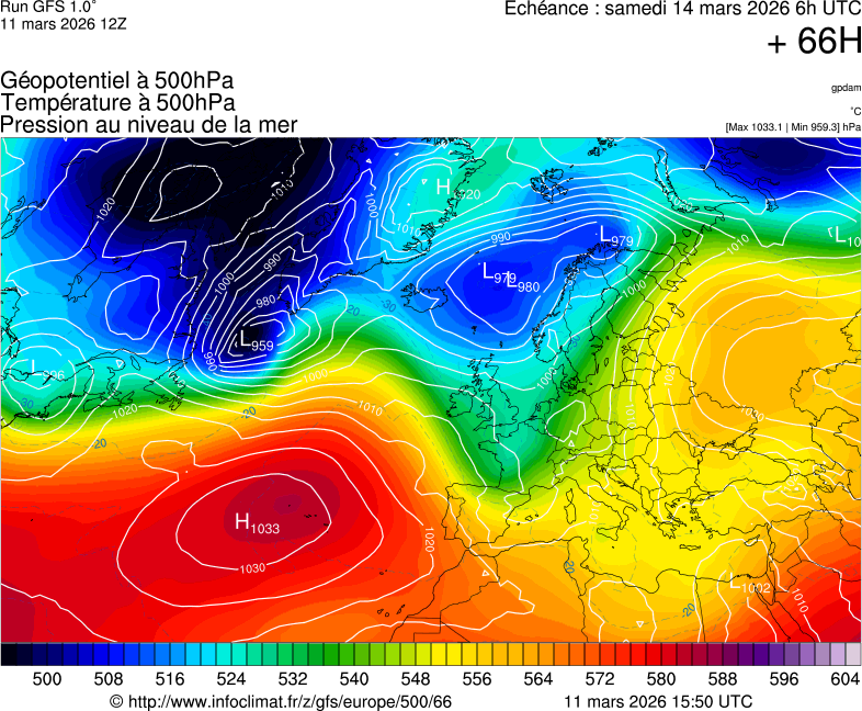 Mod&egrave;les m&eacute;t&eacute;orologiques