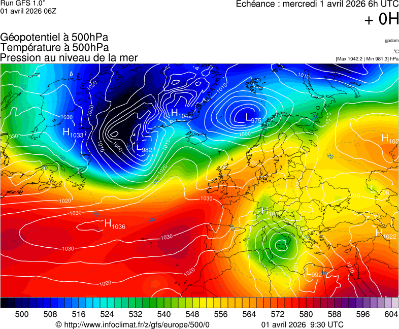 Mod&egrave;les m&eacute;t&eacute;orologiques