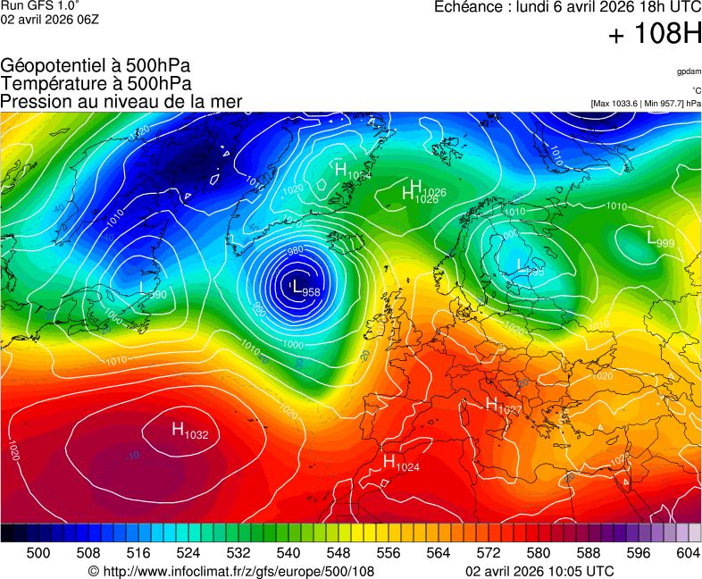 Mod&egrave;les m&eacute;t&eacute;orologiques