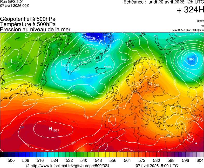 Mod&egrave;les m&eacute;t&eacute;orologiques