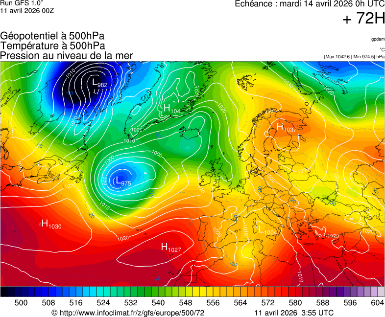 Mod&egrave;les m&eacute;t&eacute;orologiques