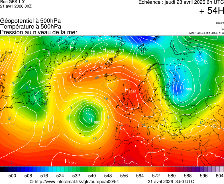 Mod&egrave;les m&eacute;t&eacute;orologiques