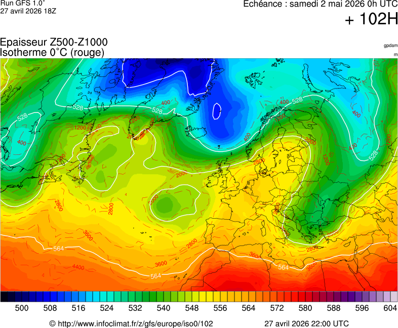 Mod&egrave;les m&eacute;t&eacute;orologiques