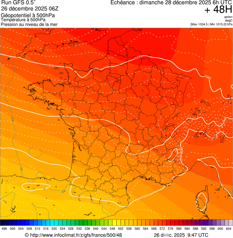 Mod&egrave;les m&eacute;t&eacute;orologiques