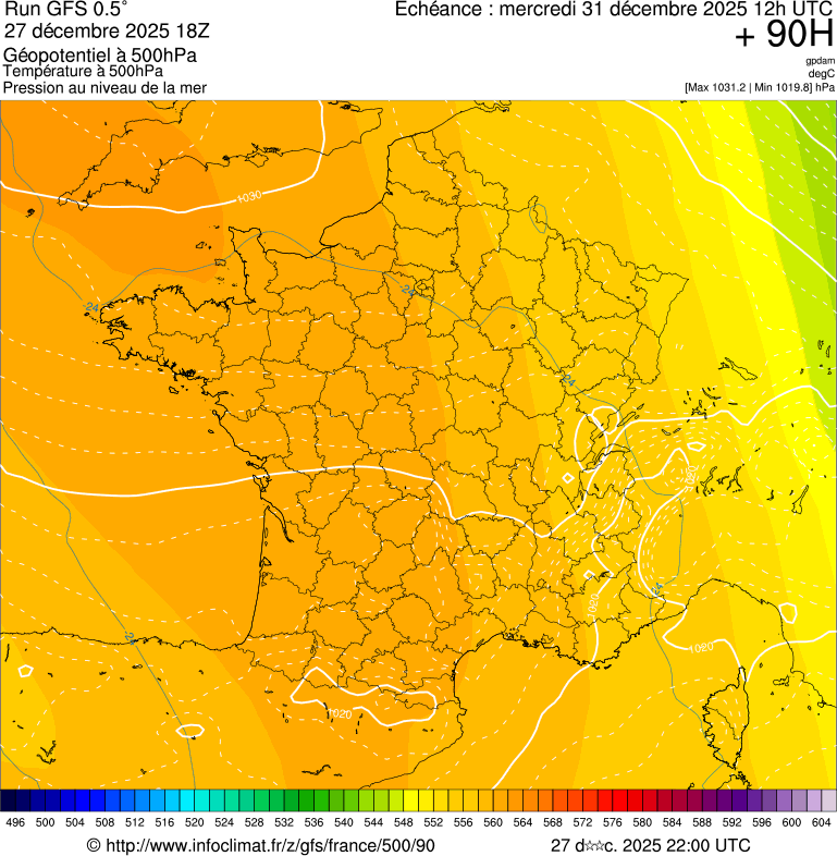 Mod&egrave;les m&eacute;t&eacute;orologiques