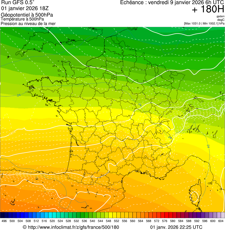 Mod&egrave;les m&eacute;t&eacute;orologiques