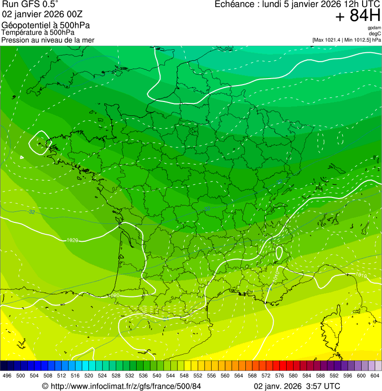 Mod&egrave;les m&eacute;t&eacute;orologiques
