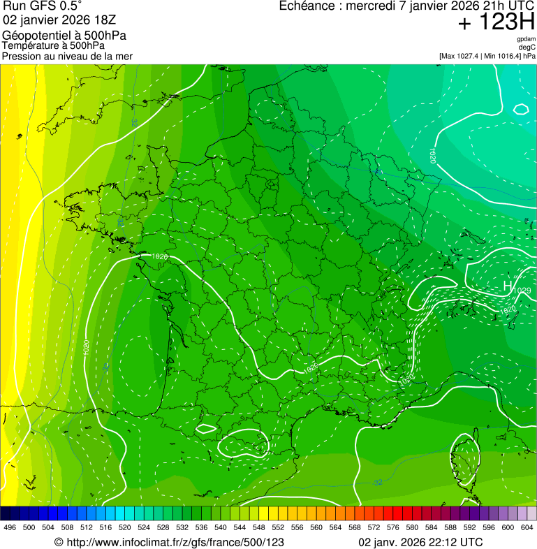 Mod&egrave;les m&eacute;t&eacute;orologiques