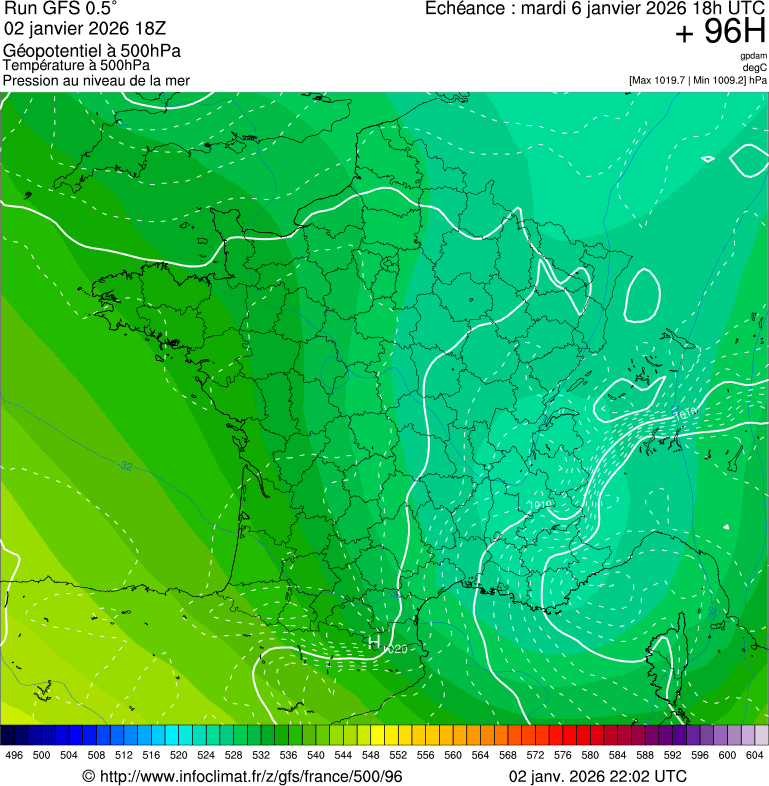Mod&egrave;les m&eacute;t&eacute;orologiques