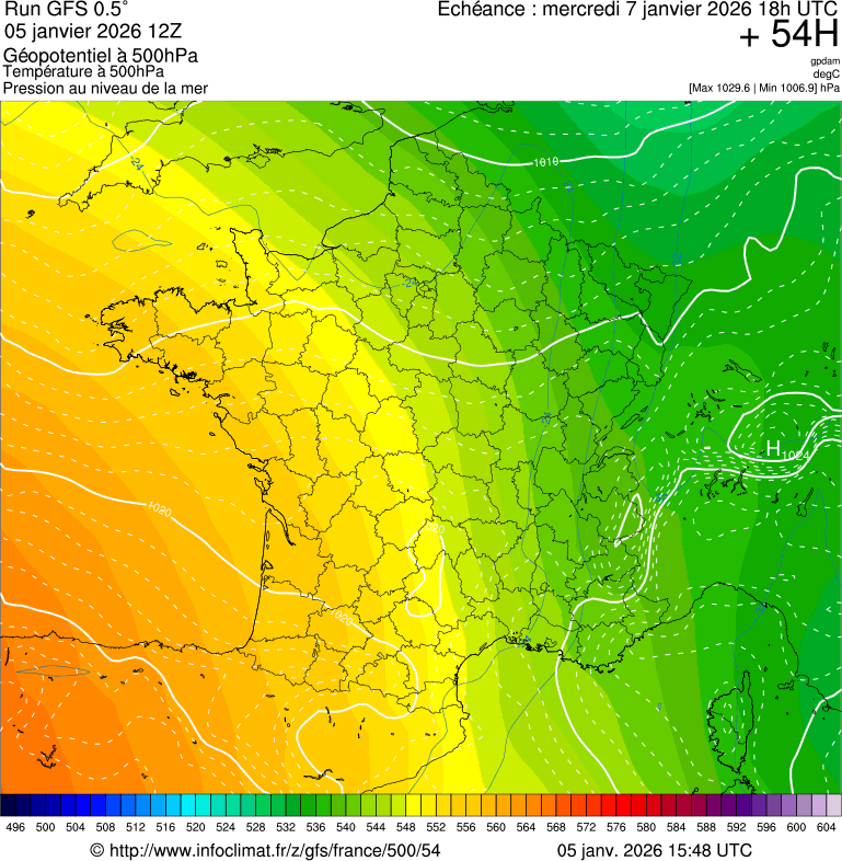 Mod&egrave;les m&eacute;t&eacute;orologiques