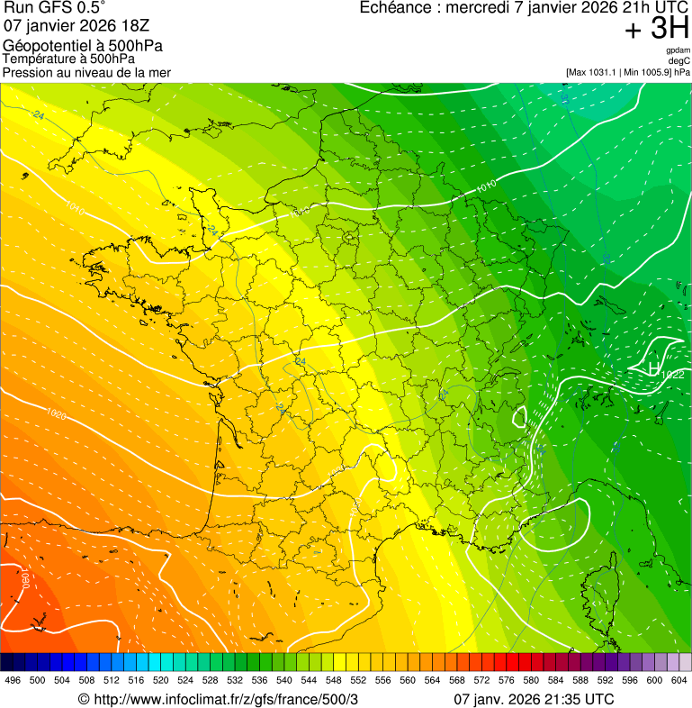 Mod&egrave;les m&eacute;t&eacute;orologiques