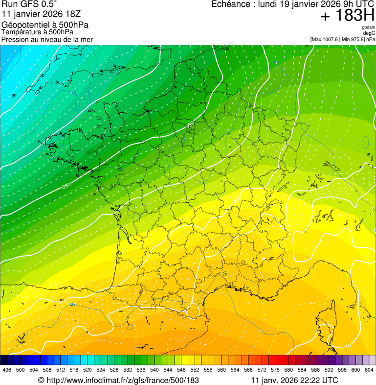 Mod&egrave;les m&eacute;t&eacute;orologiques