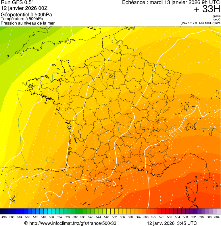 Mod&egrave;les m&eacute;t&eacute;orologiques
