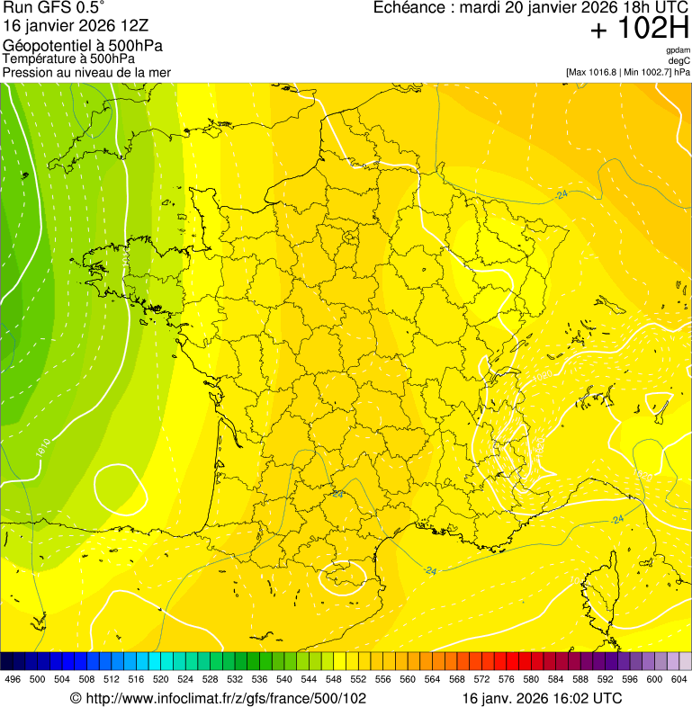 Mod&egrave;les m&eacute;t&eacute;orologiques