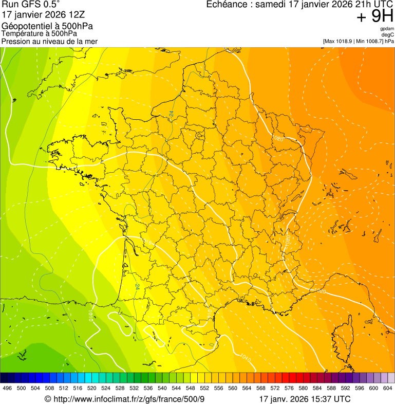 Mod&egrave;les m&eacute;t&eacute;orologiques