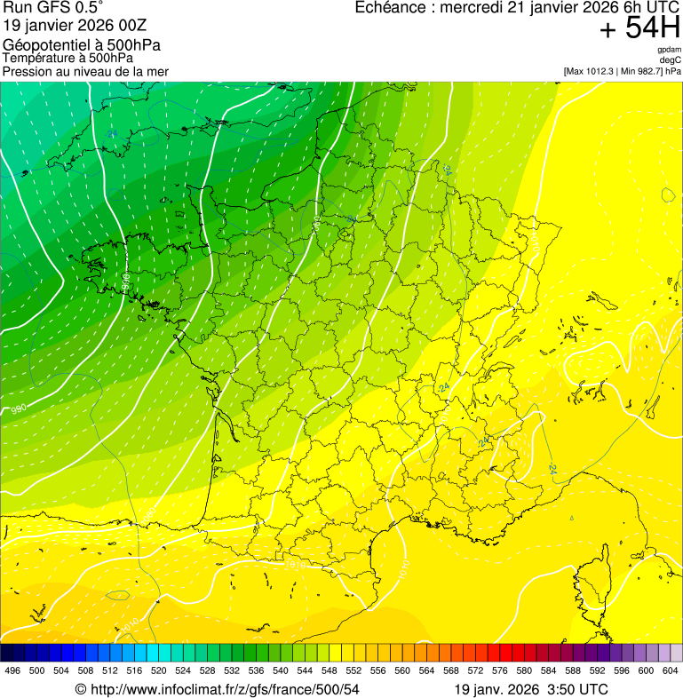 Mod&egrave;les m&eacute;t&eacute;orologiques