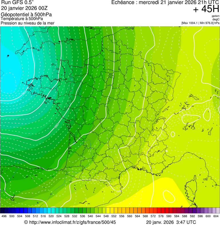 Mod&egrave;les m&eacute;t&eacute;orologiques