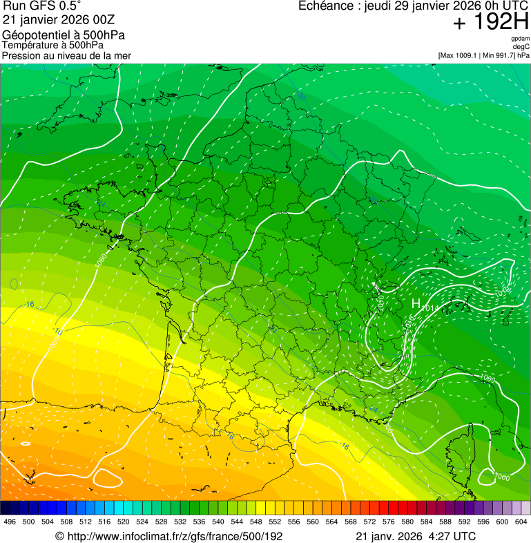 Mod&egrave;les m&eacute;t&eacute;orologiques