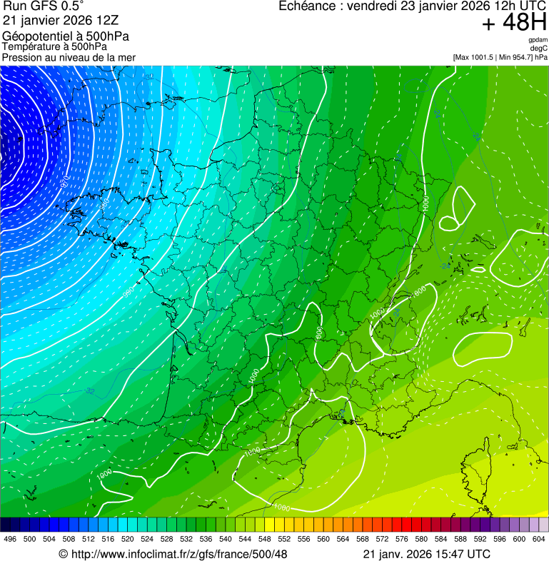 Mod&egrave;les m&eacute;t&eacute;orologiques