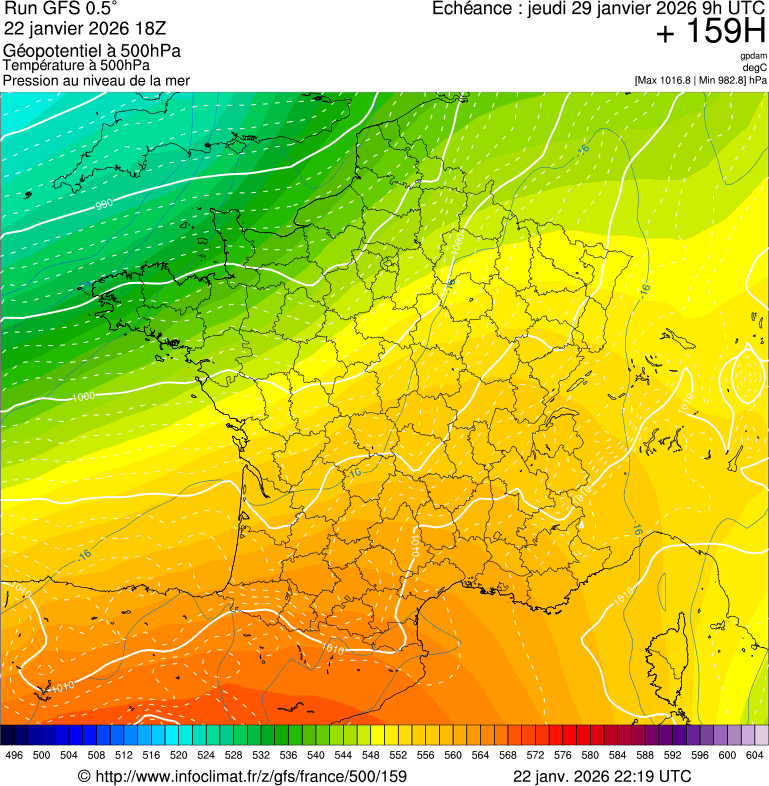 Mod&egrave;les m&eacute;t&eacute;orologiques