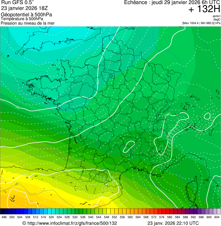 Mod&egrave;les m&eacute;t&eacute;orologiques