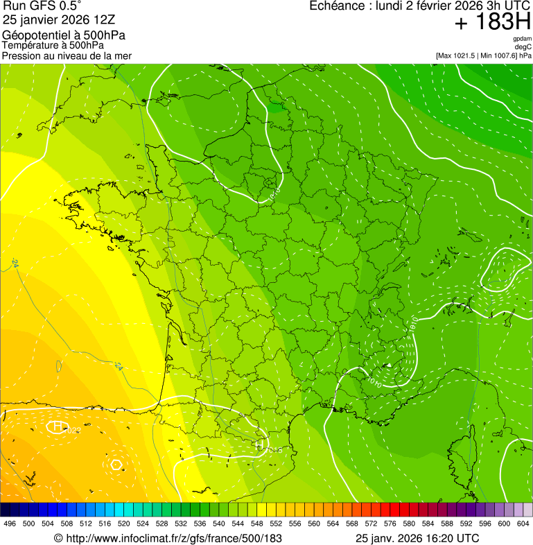 Mod&egrave;les m&eacute;t&eacute;orologiques