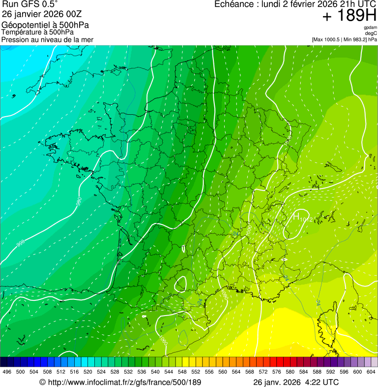 Mod&egrave;les m&eacute;t&eacute;orologiques