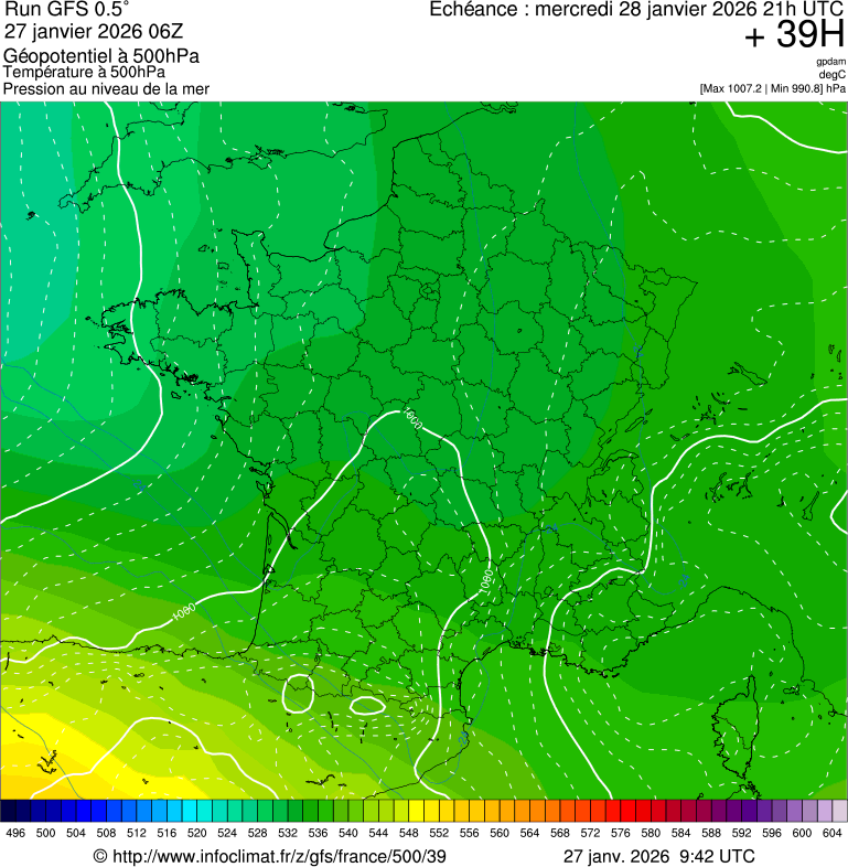 Mod&egrave;les m&eacute;t&eacute;orologiques