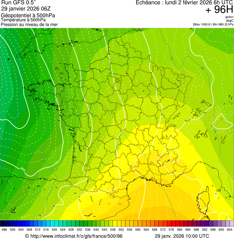 Mod&egrave;les m&eacute;t&eacute;orologiques
