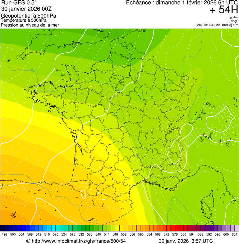 Mod&egrave;les m&eacute;t&eacute;orologiques