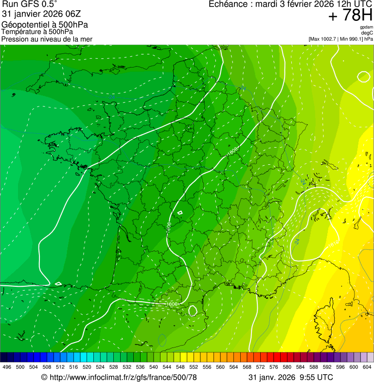 Mod&egrave;les m&eacute;t&eacute;orologiques