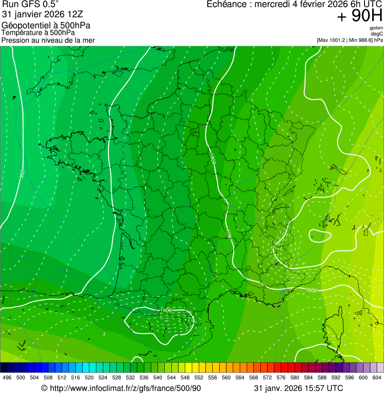 Mod&egrave;les m&eacute;t&eacute;orologiques