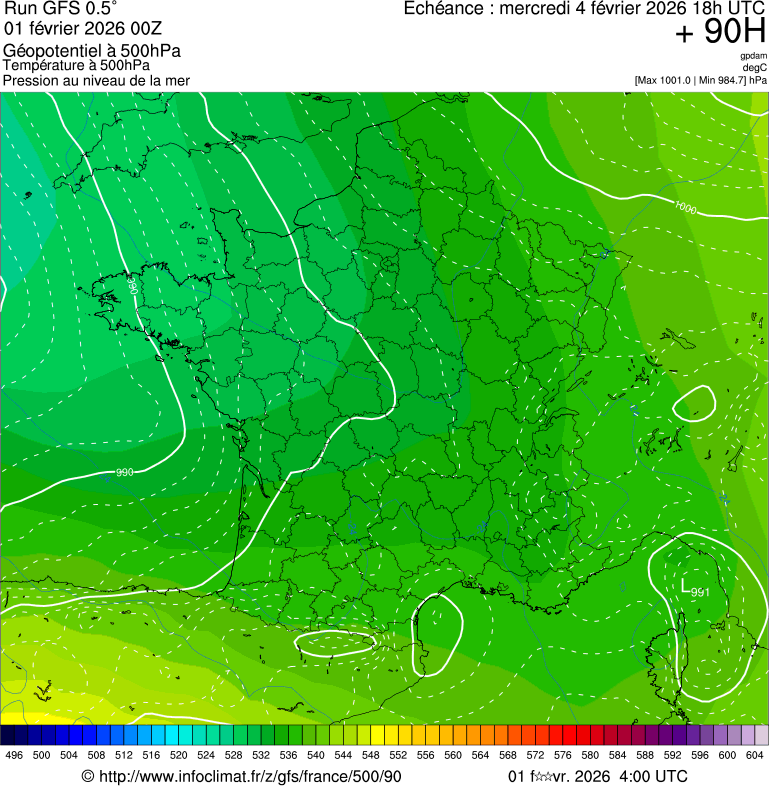 Mod&egrave;les m&eacute;t&eacute;orologiques