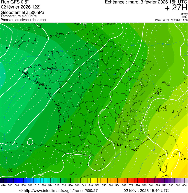 Mod&egrave;les m&eacute;t&eacute;orologiques