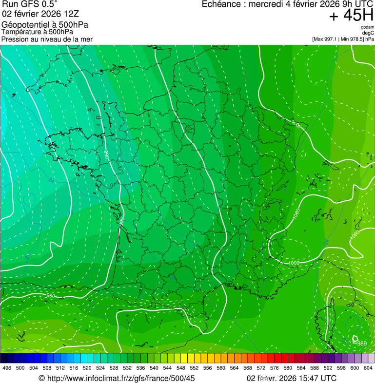 Mod&egrave;les m&eacute;t&eacute;orologiques