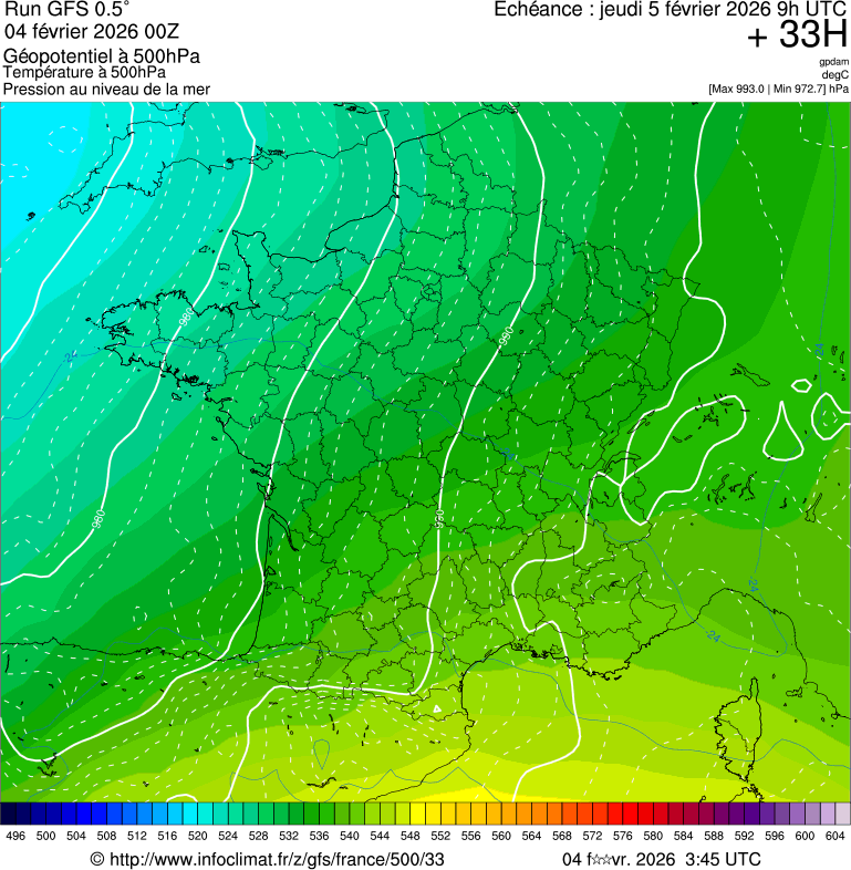 Mod&egrave;les m&eacute;t&eacute;orologiques