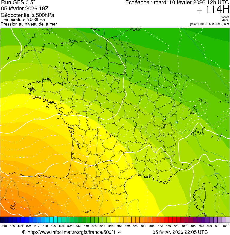 Mod&egrave;les m&eacute;t&eacute;orologiques
