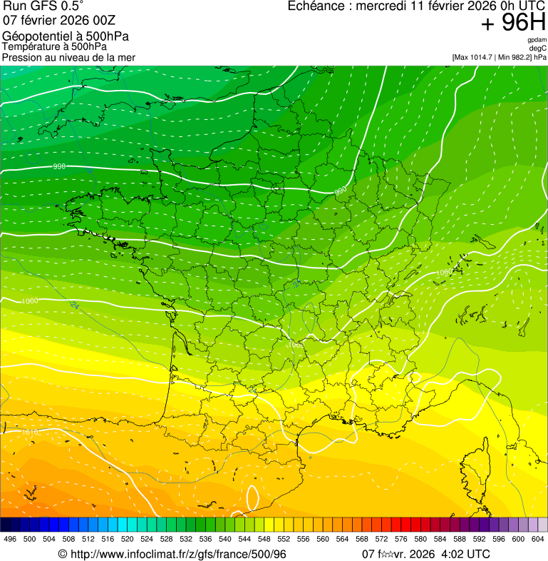 Mod&egrave;les m&eacute;t&eacute;orologiques