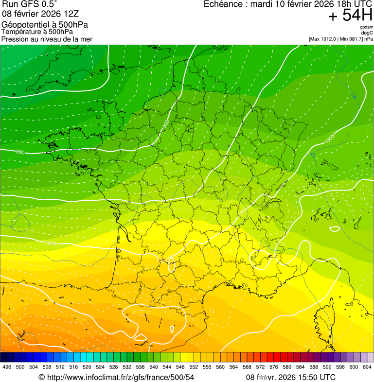 Mod&egrave;les m&eacute;t&eacute;orologiques