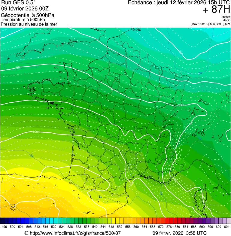 Mod&egrave;les m&eacute;t&eacute;orologiques