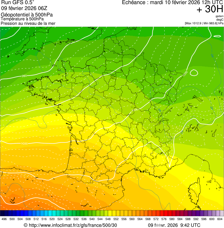 Mod&egrave;les m&eacute;t&eacute;orologiques