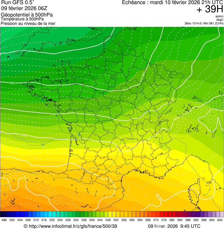 Mod&egrave;les m&eacute;t&eacute;orologiques