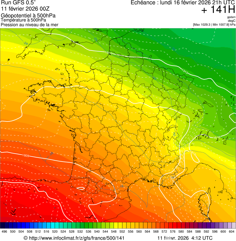 Mod&egrave;les m&eacute;t&eacute;orologiques