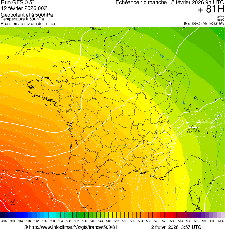 Mod&egrave;les m&eacute;t&eacute;orologiques