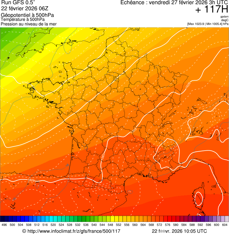 Mod&egrave;les m&eacute;t&eacute;orologiques