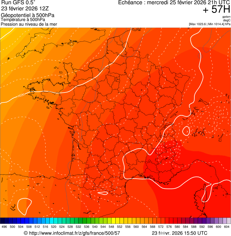 Mod&egrave;les m&eacute;t&eacute;orologiques