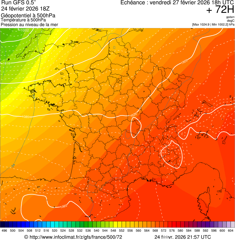 Mod&egrave;les m&eacute;t&eacute;orologiques