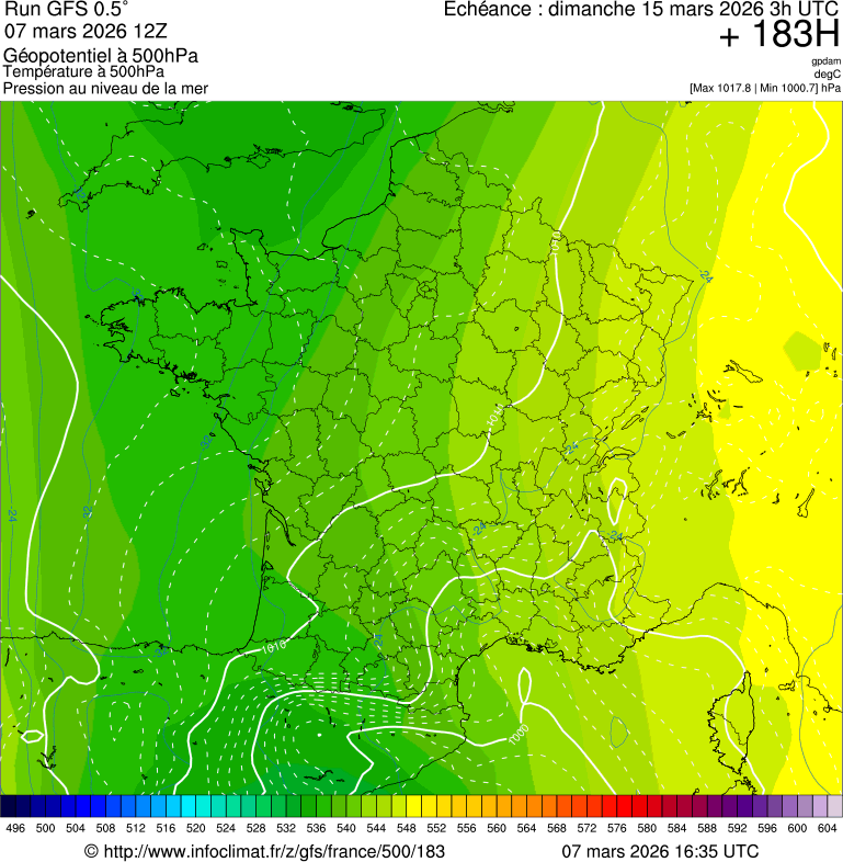 Mod&egrave;les m&eacute;t&eacute;orologiques