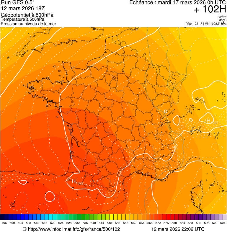 Mod&egrave;les m&eacute;t&eacute;orologiques